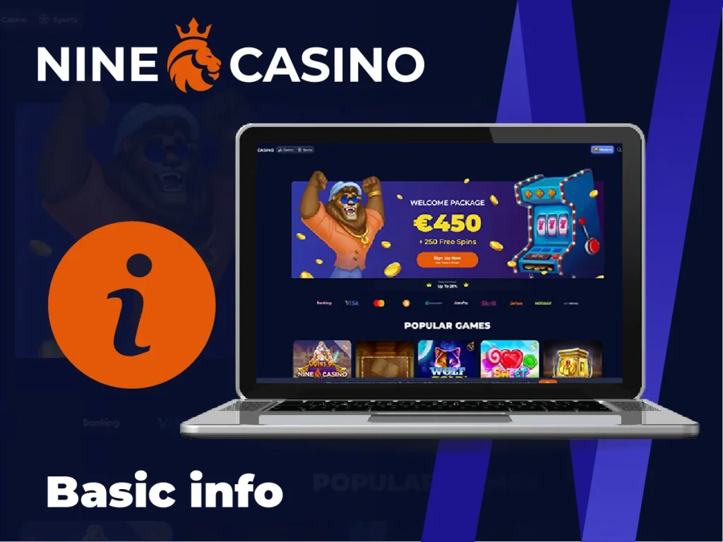 Podstawowe informacje o Nine Casino